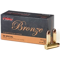.38 Special / 132gr / Brass FMJ / PMC / 50 Rds
