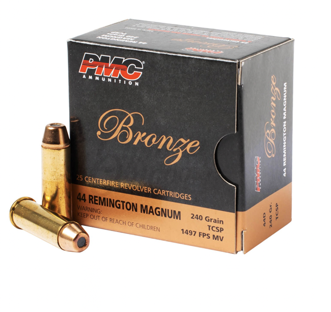 44 Magnum / 240gr / Brass TCSP / PMC / 25 Rds