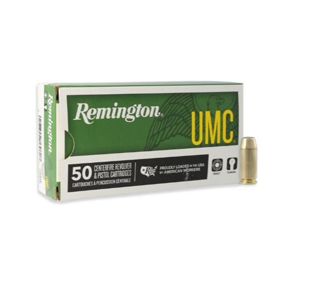 .40 S&W / 165 GR FMJ UMC / 50 RDS / REMINGTON **NO LIMITS**