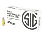 9MM+P / 90 GR ELITE PERFORMANCE FRANGIBLE / 50 RDS / SIG SAUER **NO LIMITS**