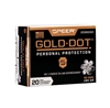 .40 S&W / 180 GR HP GOLD DOT PERSONAL PROTECTION / 20 RDS / SPEER **NO LIMITS**
