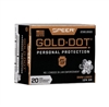 9MM / 124 GR GOLD DOT PERSONAL PROTECTION / 20 RDS / SPEER **NO LIMITS**