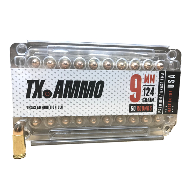 TX Ammo 9mm 124 grain
