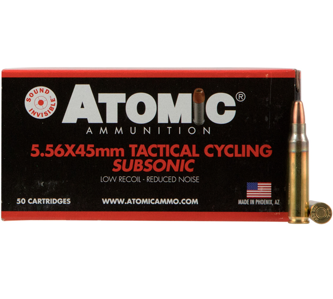 Atomic 5.56mm 112 grain Subsonic