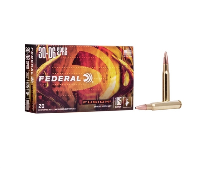 .30-06 / 165 GR FUSIONÂ® SOFT POINT / 20 RDS / FEDERAL **NO LIMITS**