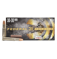 30-30 WIN / 150  GR BARNES TSX HOLLOW POINT / 20 RDS / FEDERAL **NO LIMITS**