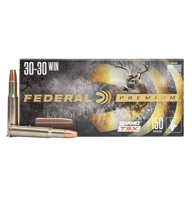 30-30 WIN / 150  GR BARNES TSX HOLLOW POINT / 20 RDS / FEDERAL **NO LIMITS**