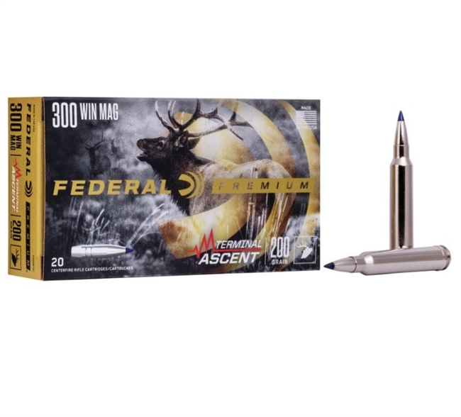 .300 WIN MAG / 200 GR FEDERAL PREMIUM TERMINAL ASCENTÂ® / 20 RDS / FEDERAL **NO LIMITS**