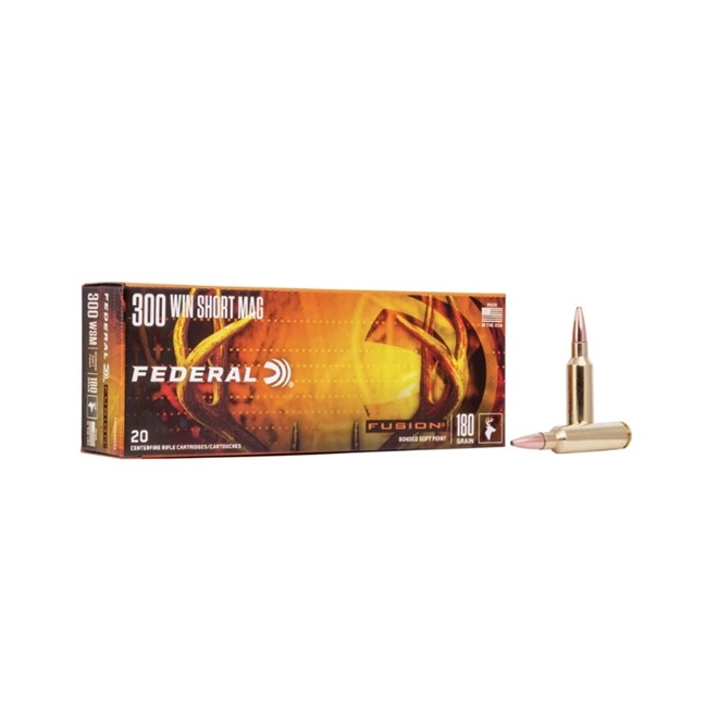 .300 WSM / 180 GR FUSIONÂ® SOFT POINT / 20 RDS / FEDERAL **NO LIMITS**