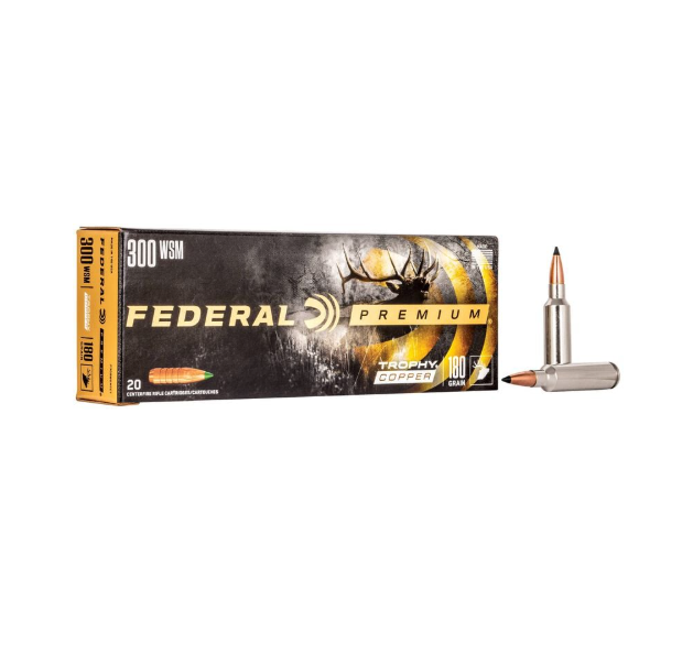 .300 WSM / 180 GR FEDERAL PREMIUM TROPHY COPPERÂ® / 20 RDS / FEDERAL **NO LIMITS**