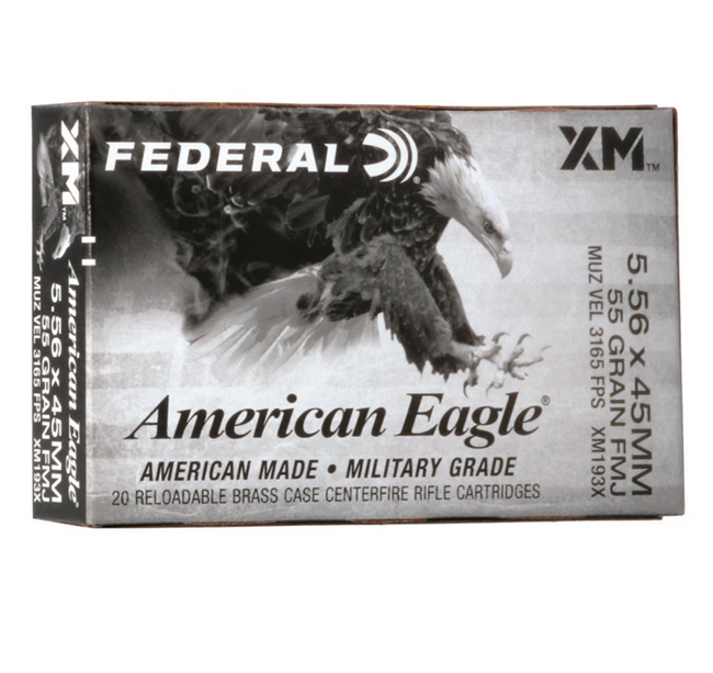 Federal 5.56mm 55 grain