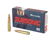 .300 AAC BLACKOUT / 190 GR SUB-XÂ® SUBSONIC 80877 / 20 RDS / HORNADY **NO LIMITS**