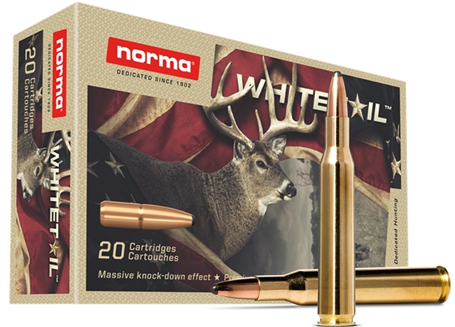 .270 Win / 130gr / 20 Rds / Softpoint / Norma Whitetail