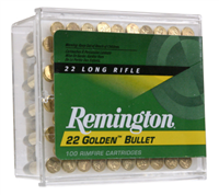 .22 LR / 40 GR GOLDEN HUNTER HP / 100 RDS / REMINGTON **NO LIMITS**