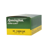 .30 CARBINE / 110 GR CORE-LOKT SOFT POINT / 50 RDS / REMINGTON **NO LIMITS**