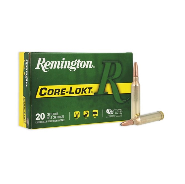 7MM REM MAG / 150 GR CORE-LOKTÂ® POINTED SOFT POINT / 20 RDS / REMINGTON **NO LIMITS**