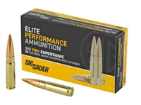 .300 AAC BLACKOUT / 125 GR ELITE BALL FMJ SUBSONIC / 20 RDS / SIG SAUER **NO LIMITS**