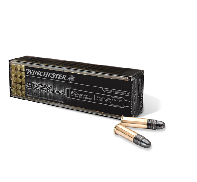 .22 LR / 40gr / Super Suppressed / Subsonic Hollow Point / Winchester / 100 Rds