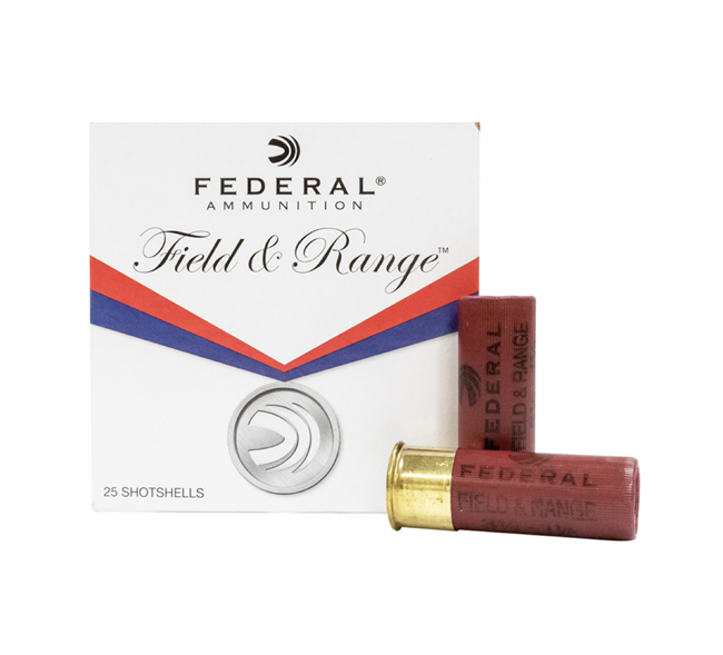 12 Gauge / 2.75 in. / 8 shot / 1.125 oz / Field & Range / 25 Rds / Federal