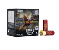 12 GAUGE / 3 IN. PREMIUM PRAIRIE STORM UPLAND / 4 SHOT / 1.25 OZ / 25 RDS / FEDERAL **NO LIMITS**