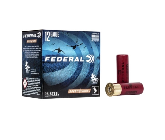 12 GAUGE / 3 IN. SPEED-SHOK STEEL BB / 1.25 OZ / 25 RDS / FEDERAL **NO LIMITS**