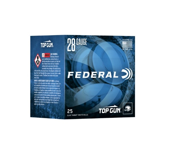 28 GAUGE / 2.75 IN. TOP GUN / 8 SHOT / .75 OZ / 25 RDS / FEDERAL **NO LIMITS**