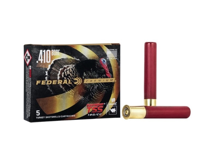 .410 BORE / 3 IN. PREMIUM HEAVYWEIGHT TSS  / 9 SHOT / .8125 OZ / 5 RDS / FEDERAL **NO LIMITS**