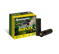 12 GAUGE / 3 IN. NITRO STEEL DUPLEX / 2 & 6 SHOT / 1.25 OZ / 25 RDS / REMINGTON **NO LIMITS**