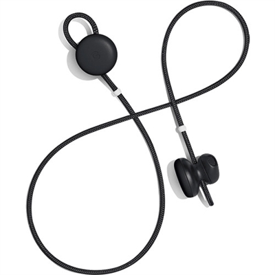 Google Pixel Buds  Just Black Bluetooth Wireless Earbuds Headset -