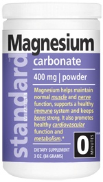 <b>Magnesium Carbonate</b> Powder 3 oz.