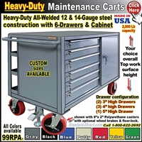 99RPA MAINTENANCE CART WITH DRAWERS