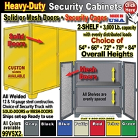 99VSX2 * Heavy-Duty Security Cabinets