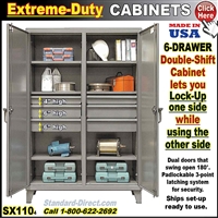 SX110 * Double-Shift Cabinet 6-Drawer