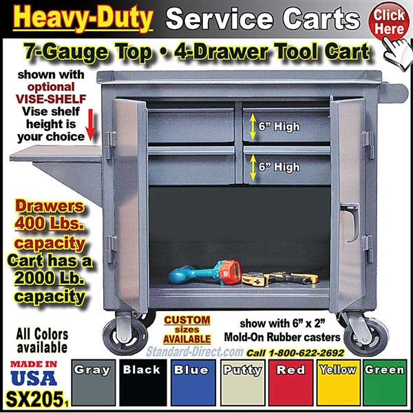 SX205 EXTREME-DUTY BENCH CABINET