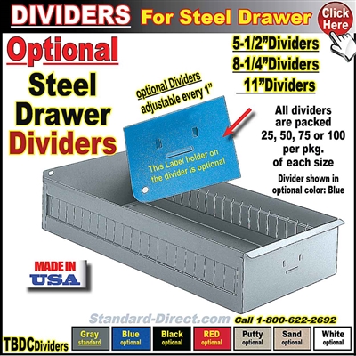 TBDCDIV * DRAWERS DIVIDERS