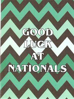 Good Luck At Nationals Card