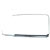 Outer Door Window Scraper w/ Aluminum Trim - Left / driver side | Type-1 '65-'77