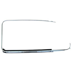 113-853-322D CLEARANCE SALE - Outer Door Window Scraper w/ Aluminum Trim - Right / passenger side | Type-1 '65-'77