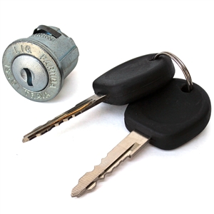 113-905-853 Switches - Lock Cylinder w/Keys - fits Type-1, Ghias & Type-3 '68-70