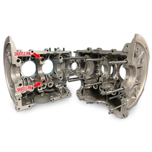 1271 CB Super Case - AS41 Magnesium Engine Case w/ Shuffle Pins (specify size)