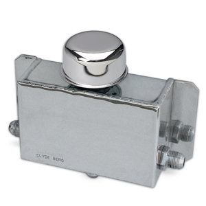 1660 Clyde Berg Breather Box with #8 AN Fittings (Polished)
