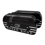 CBP Speed Shop Billet Valve Covers (Radiused) - Black Anodized