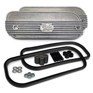 1697 CB Bolt-On Valve Cover Set (Burnished) - 914 & Type-4 - C-Channel Seal