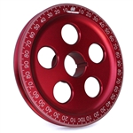 1898 7'' Billet Santana Style Crankshaft Pulley (Red)