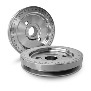 1910 6 3/4" Equalizer Crankshaft Pulley (Silver Zinc Finish)
