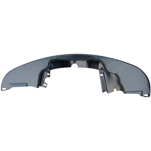 1957 Rear Tin - NO fresh air or heat riser cutouts - Black