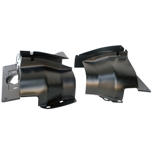 1986 Single Port Cylinder Covers - Black (set of 2)