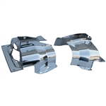1993 Dual Port Cylinder Covers - Chrome (set of 2)