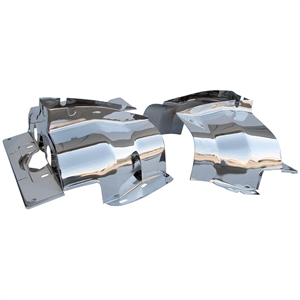 1997 Single Port Cylinder Covers - Chrome (set of 2)