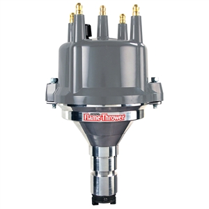 Pertronix Flame-Thrower Billet Distributor - Ignitor I (Non-Vac) - Grey Cap
